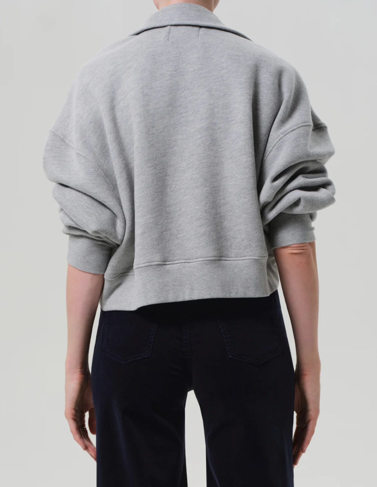 Mirelle Funnel Neck Sweatshirt in Heather Grey-Tops-Citizens of Humanity-Heather Grey-XS-Mercantile Portland