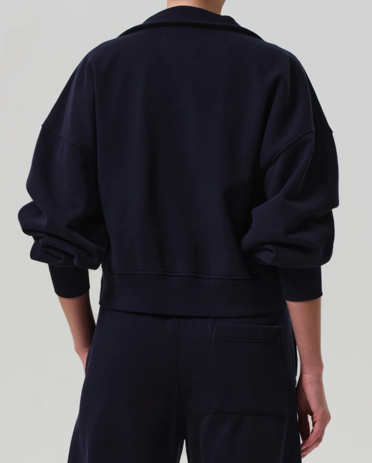 Mirelle Funnel Neck Sweatshirt in Navy-Tops-Citizens of Humanity-Navy-XS-Mercantile Portland
