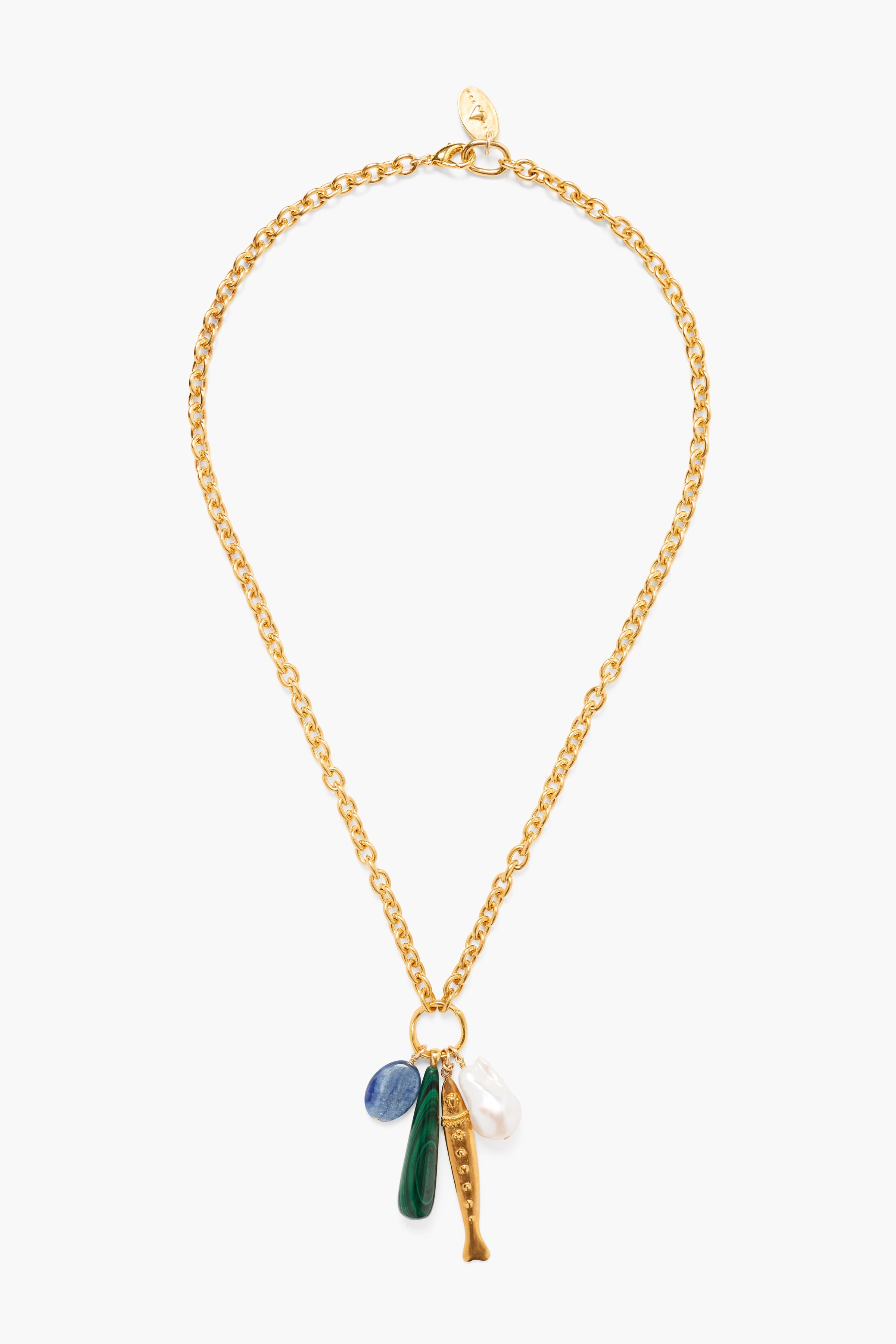 Mixed Charm Necklace-Jewelry-Chan Luu-Gold-OS-Mercantile Portland