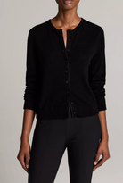 Mixed-Media Cardigan in Black-Sweaters-Vince-Black-XXS-Mercantile Portland