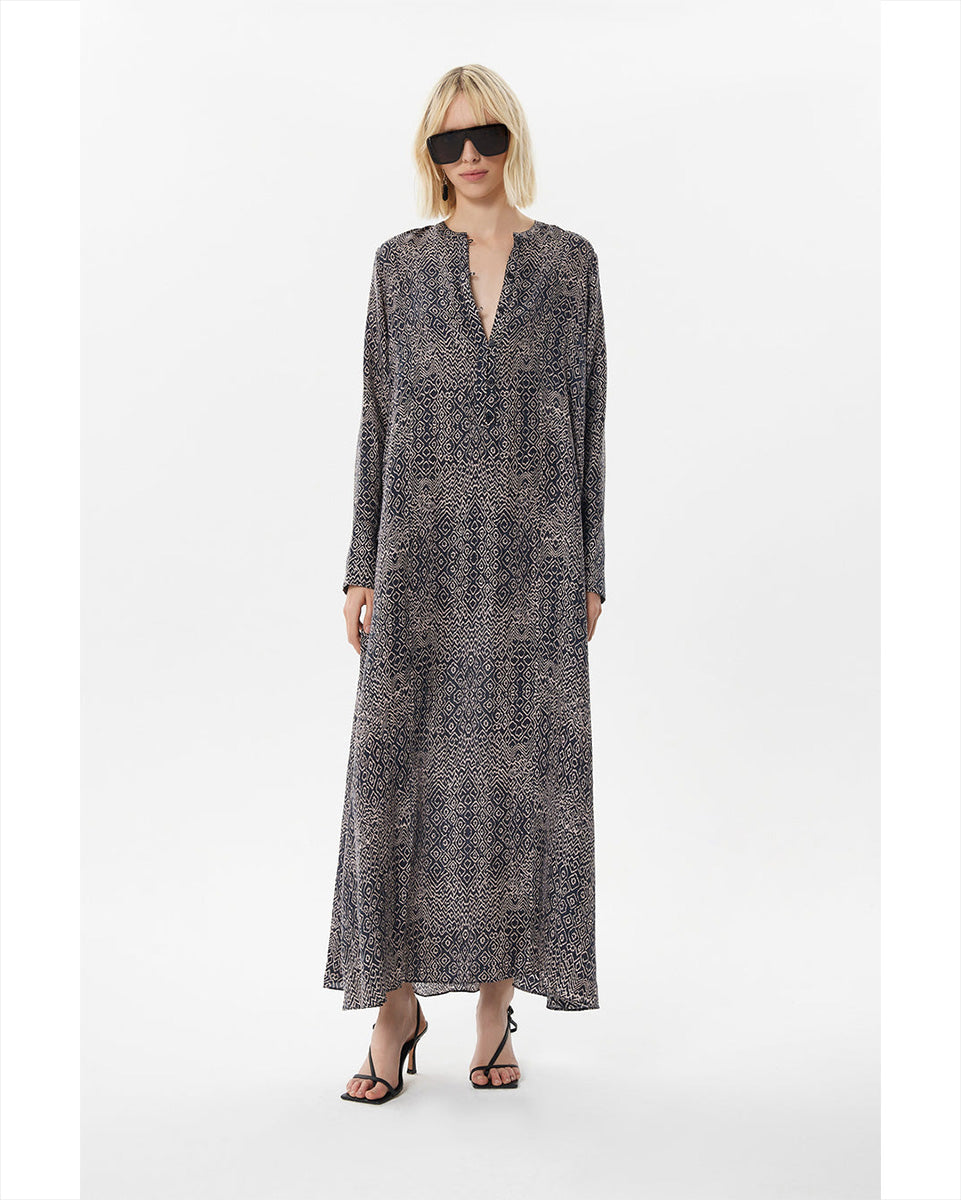 Moldes Williams Maxi Dress-Dresses-Maria Cher-Ocean Shibory-XS-Mercantile Portland