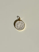 Mother of Pearl & Diamond Stardust Pendant-Jewelry-Paula Rosen-Yellow Gold-OS-Mercantile Portland