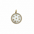 Mother of Pearl & Diamond Stardust Pendant-Jewelry-Paula Rosen-Yellow Gold-OS-Mercantile Portland