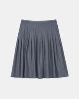 Responsible Brushed Wool Pleated Skirt-Lafayette 148-Mercantile Portland