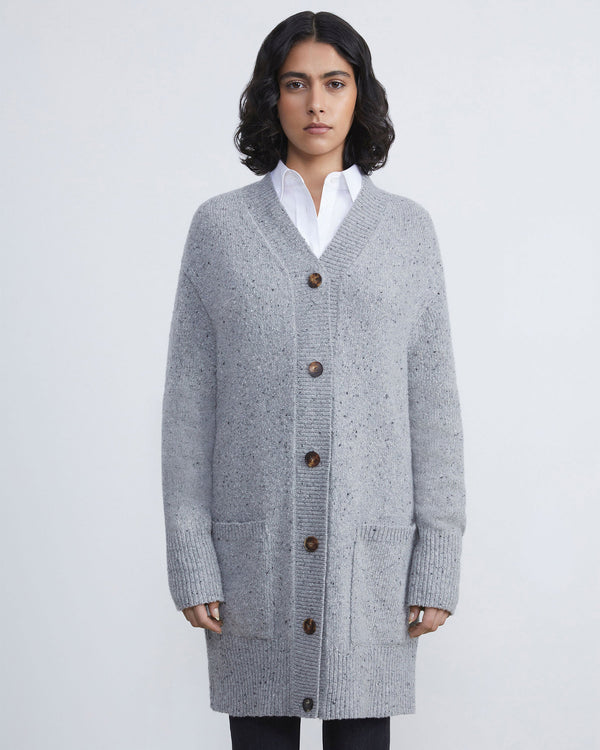 Responsible Cashmere-Wool Donegal Cardigan-Lafayette 148-Mercantile Portland