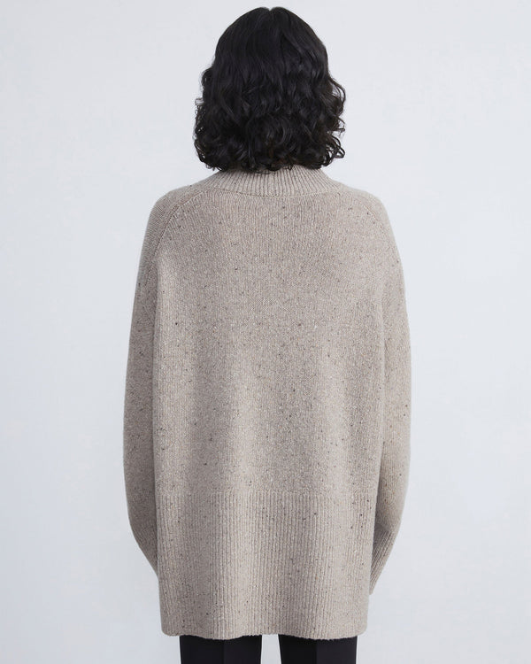 Responsible Cashmere-Wool Donegal Sweater-Lafayette 148-Mercantile Portland