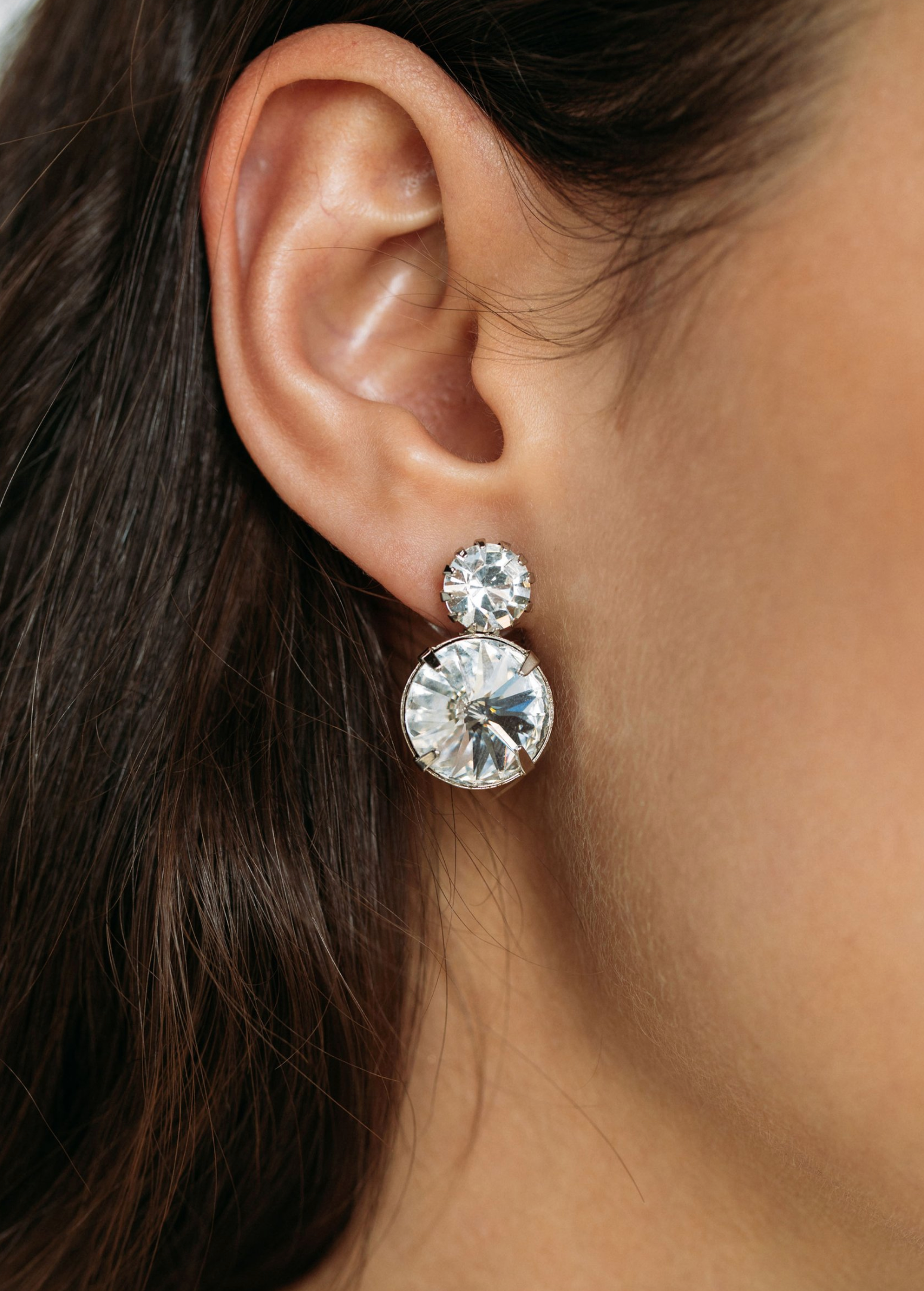 Myrla Earrings-Accessories-Jennifer Behr-Crystal-OS-Mercantile Portland