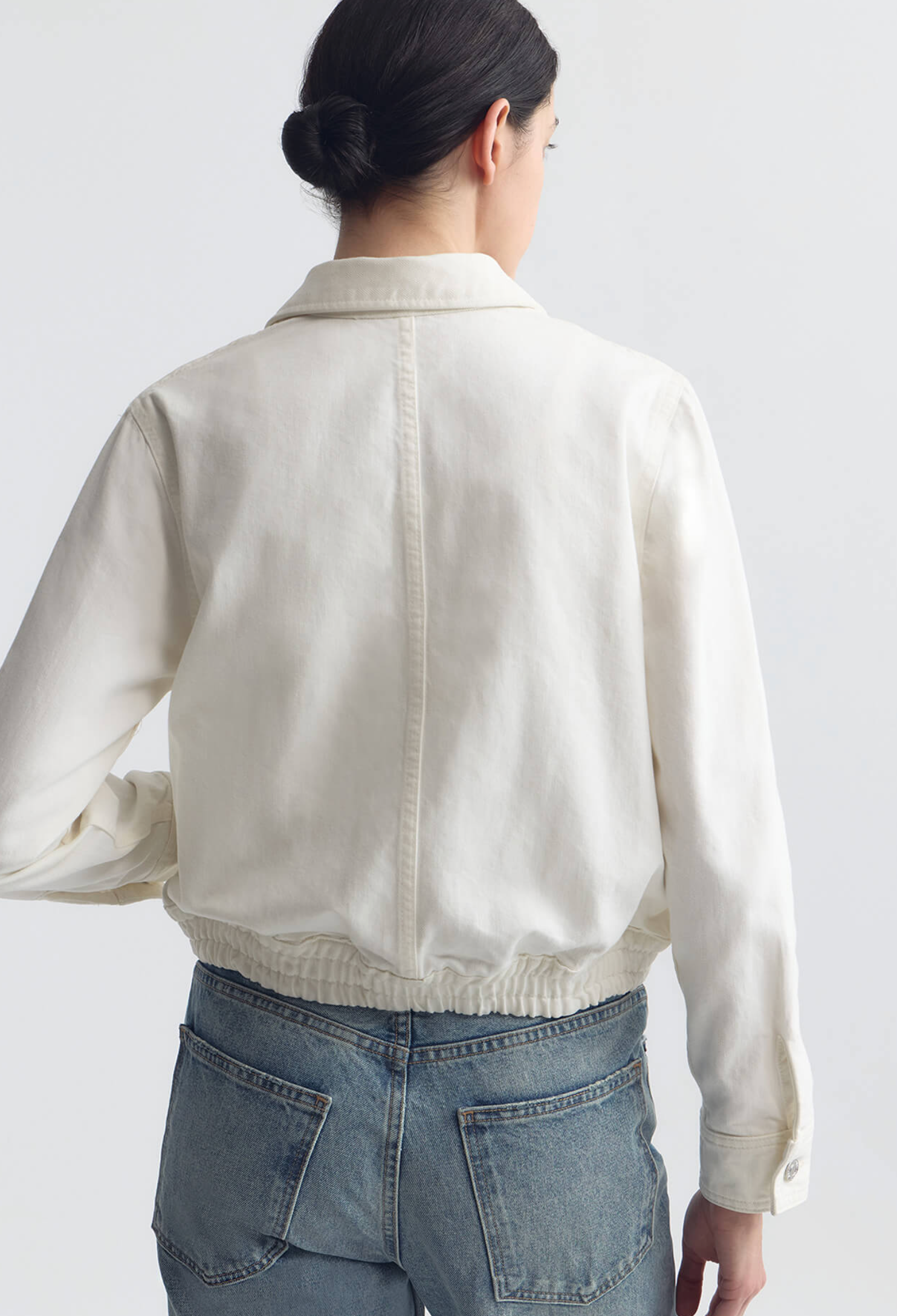 Najac Denim Jacket-Staging-Nili Lotan-Cream-XS-Mercantile Portland