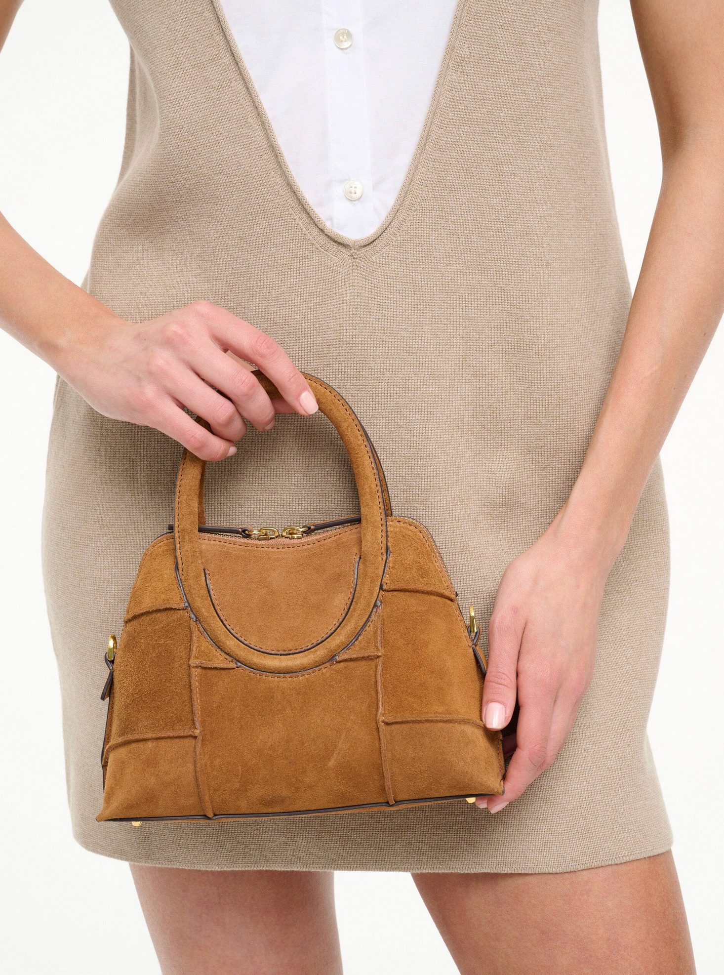 Naomi Mini Satchel-Accessories-Staud-Tan-OS-Mercantile Portland