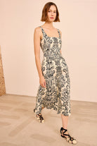 Natali Tank Dress-Dresses-Ulla Johnson-00-Ivory Flora-Mercantile Portland