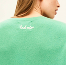 Naughty (but nice) Crew in Green-Sweaters-Jumper 1234-Green-1-Mercantile Portland