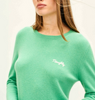 Naughty (but nice) Crew in Green-Sweaters-Jumper 1234-Green-1-Mercantile Portland