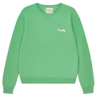 Naughty (but nice) Crew in Green-Sweaters-Jumper 1234-Green-1-Mercantile Portland