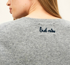 Naughty (but nice) Crew in Grey-Sweaters-Jumper 1234-Grey-1-Mercantile Portland