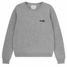Naughty (but nice) Crew in Grey-Sweaters-Jumper 1234-Grey-1-Mercantile Portland