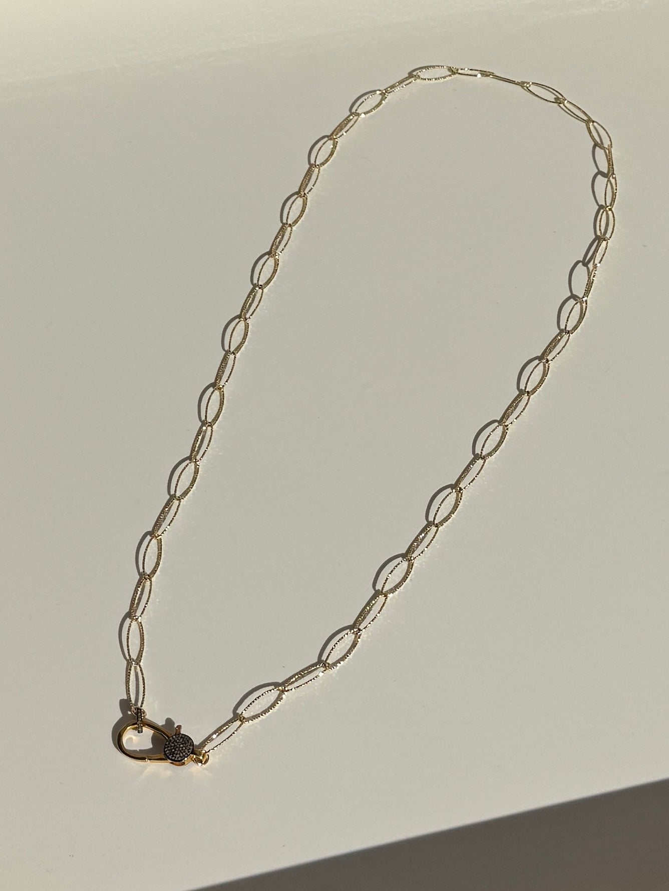 "Never Breaks" Sparkle 30" Chain with Diamond Clasp-Jewelry-Paula Rosen-Mercantile Portland