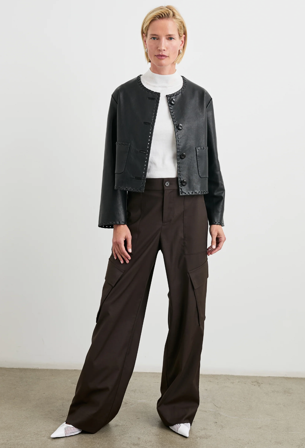 Nevina Jacket-Clothing-Rails-Black-XS-Mercantile Portland
