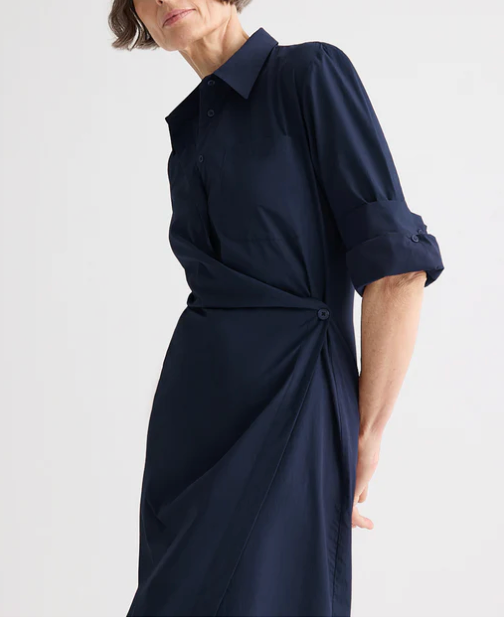 New Earl Dress in Midnight-Dresses-TWP-Midnight-XXS-Mercantile Portland