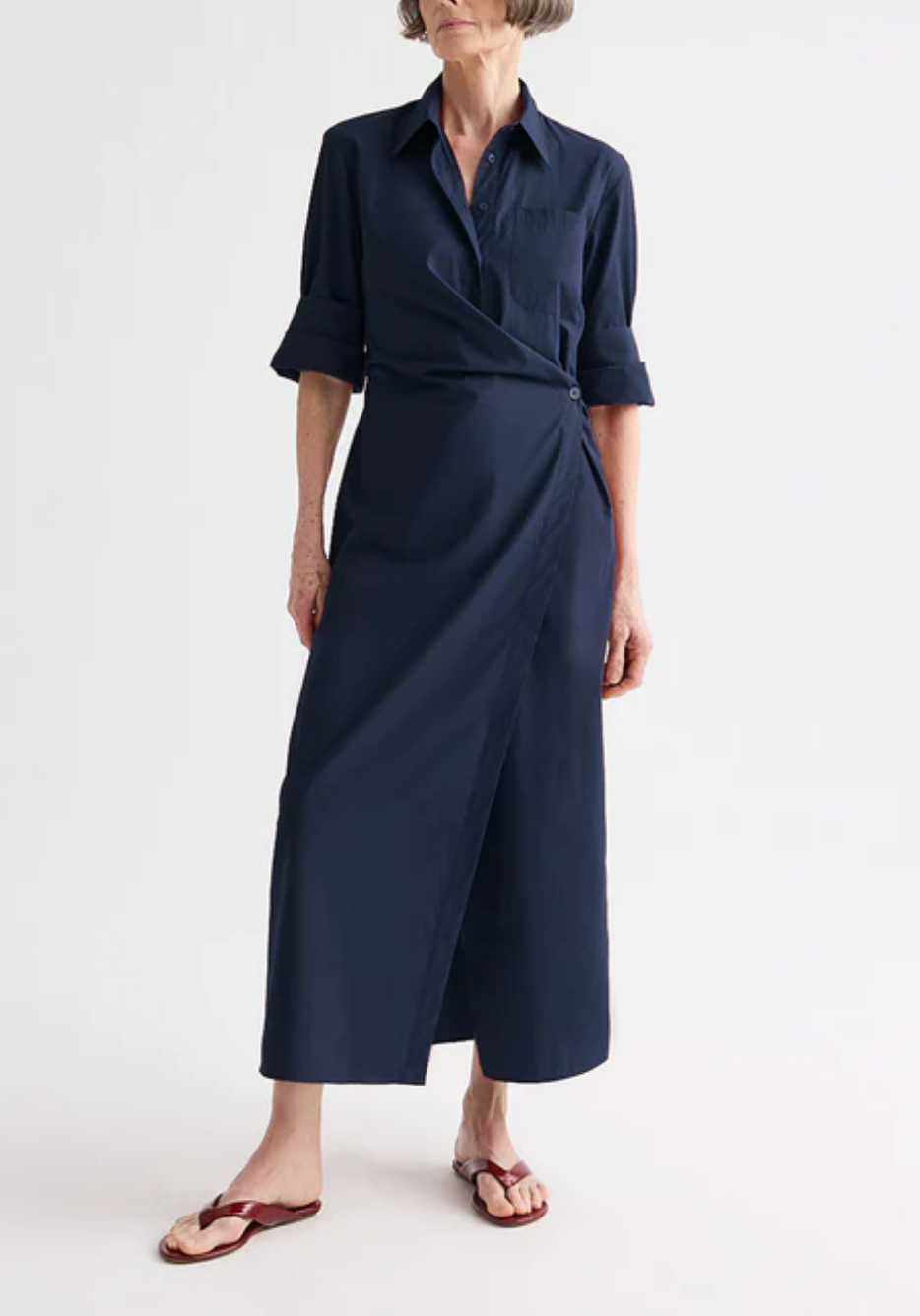 New Earl Dress in Midnight-Dresses-TWP-Midnight-XXS-Mercantile Portland