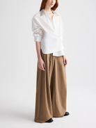 New Earl Shirt with Crystal Collar-Shirts-TWP-White-P-Mercantile Portland
