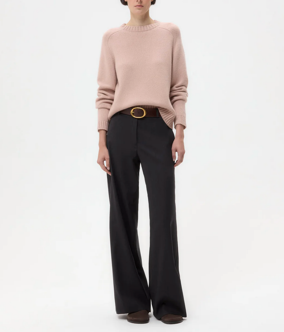 New Jill Crewneck-Sweaters-TWP-Blush-XS-Mercantile Portland