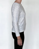 News Long Sleeve Sweater in Bianco Oro-Clothing-Amina Rubinacci-Bianco Oro-0-Mercantile Portland