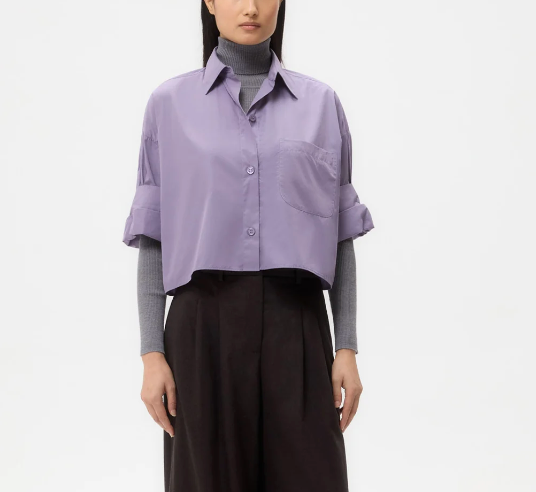 Next Ex Shirt in Black Plum-Clothing-TWP-Black Plum-P-Mercantile Portland