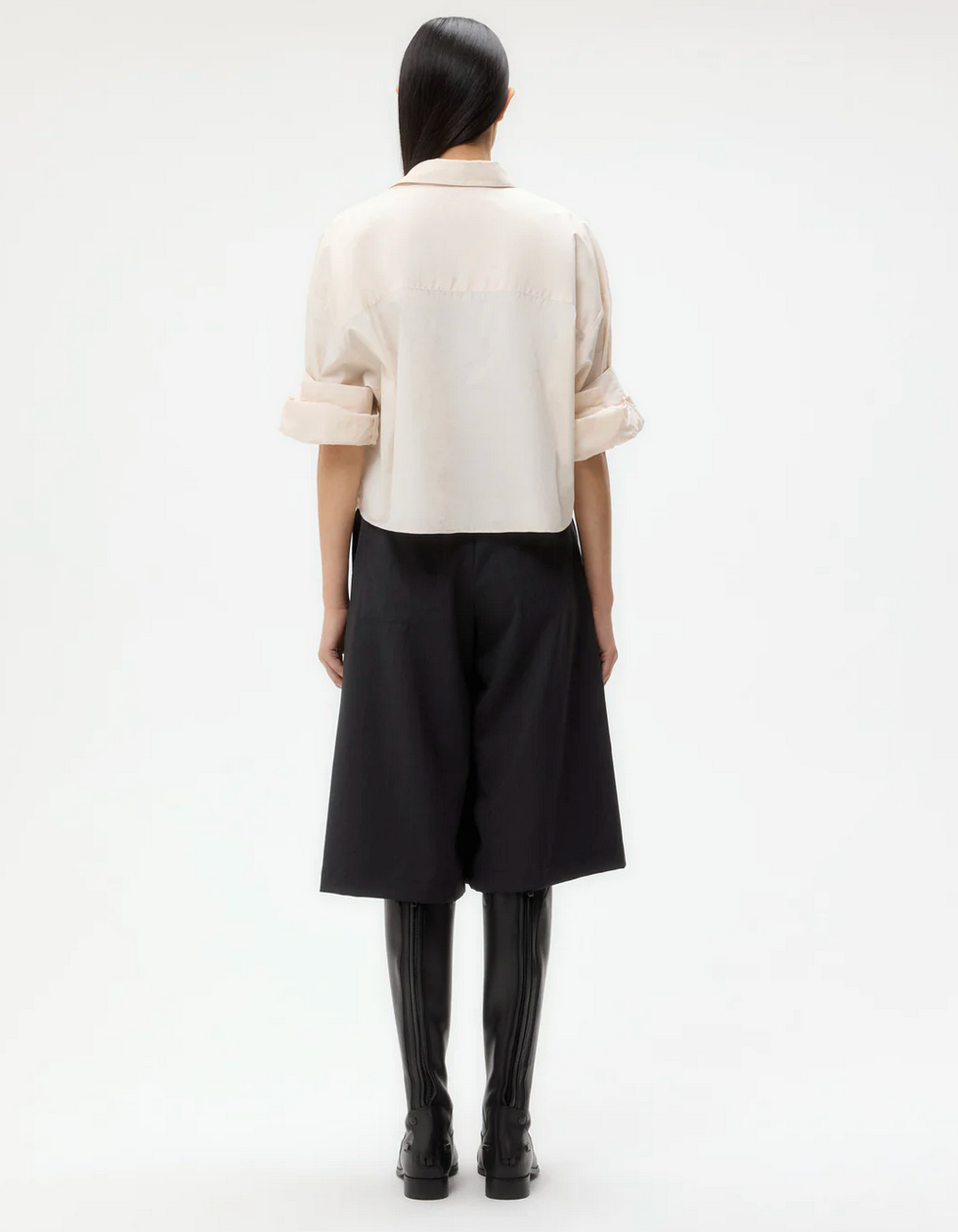 Next Ex Shirt in Creme de Peche-Shirts-TWP-Creme de Peche-XS/S-Mercantile Portland