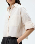 Next Ex Shirt in Creme de Peche-Shirts-TWP-Creme de Peche-XS/S-Mercantile Portland