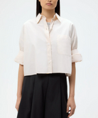 Next Ex Shirt in Creme de Peche-Shirts-TWP-Creme de Peche-XS/S-Mercantile Portland