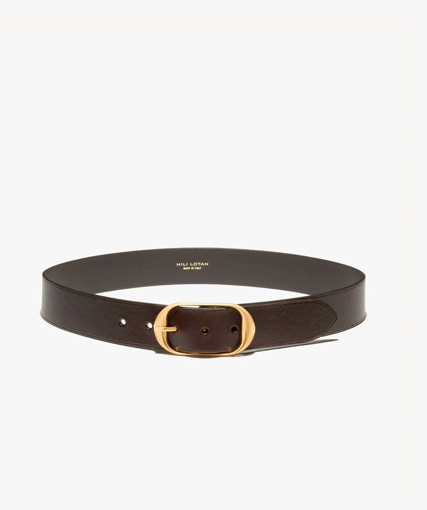Nili Belt-Belts-Nili Lotan-Vintage Brown w/Antique Brass Buckle-75-Mercantile Portland