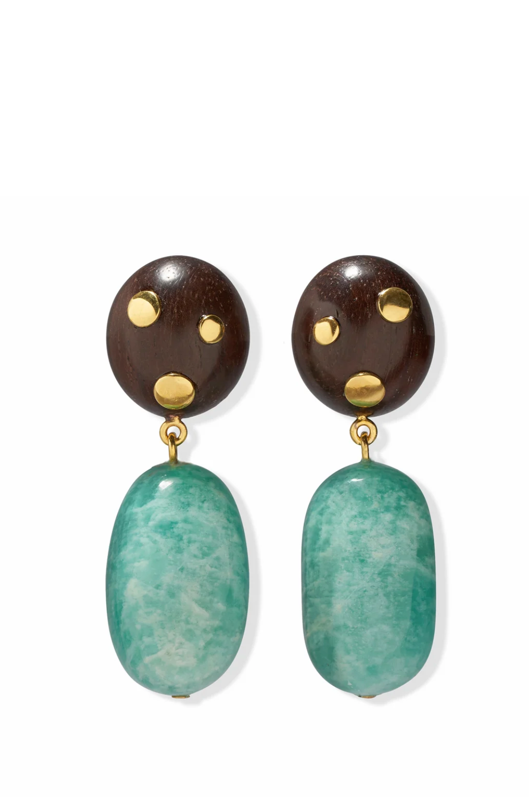 Nopales Earrings-Jewelry-Lizzie Fortunato-Green-OS-Mercantile Portland