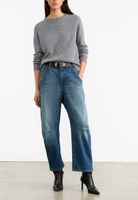 Nora Cashmere Sweater-Sweaters-Nili Lotan-Medium Grey-XS-Mercantile Portland