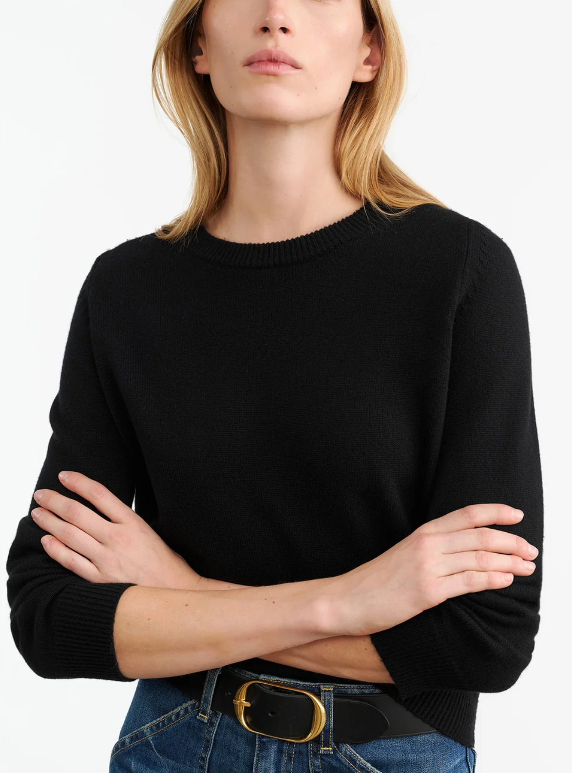 Nora Cashmere Sweater-Sweaters-Nili Lotan-Medium Grey-XS-Mercantile Portland