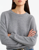 Nora Cashmere Sweater-Sweaters-Nili Lotan-Medium Grey-XS-Mercantile Portland