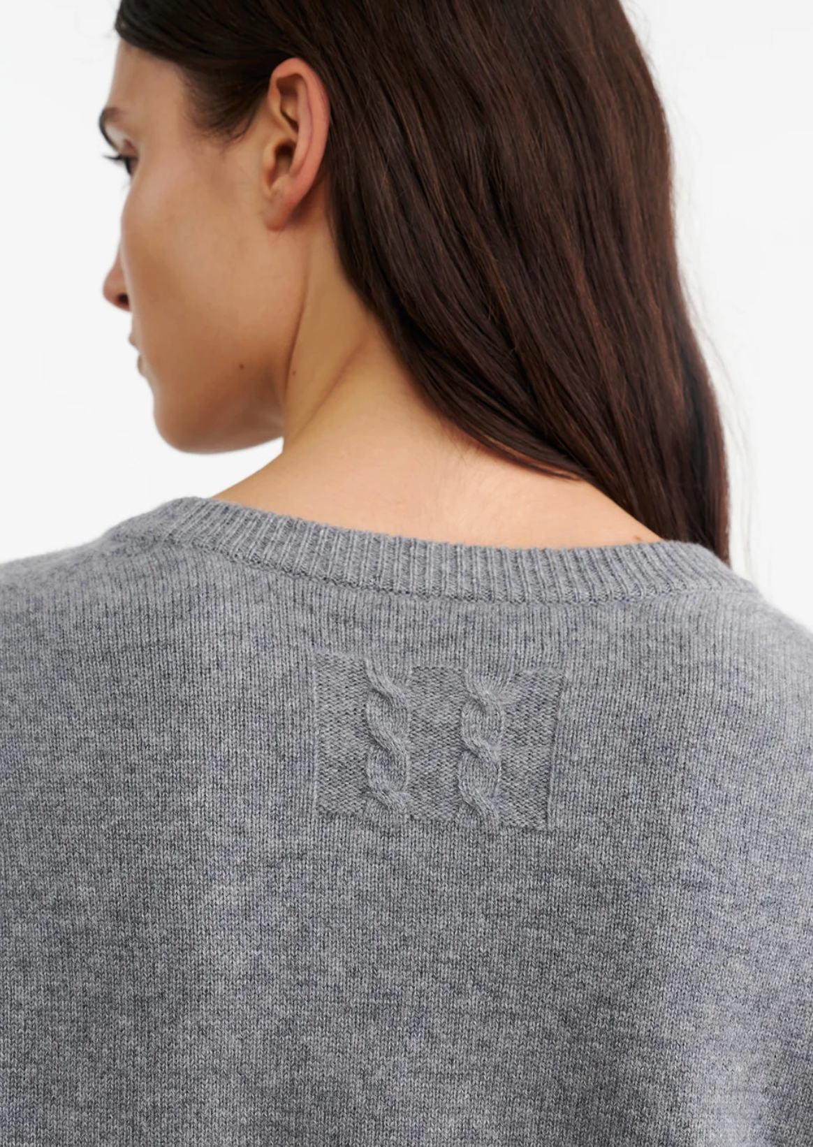 Nora Cashmere Sweater-Sweaters-Nili Lotan-Medium Grey-XS-Mercantile Portland