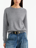 Nora Cashmere Sweater-Sweaters-Nili Lotan-Medium Grey-XS-Mercantile Portland