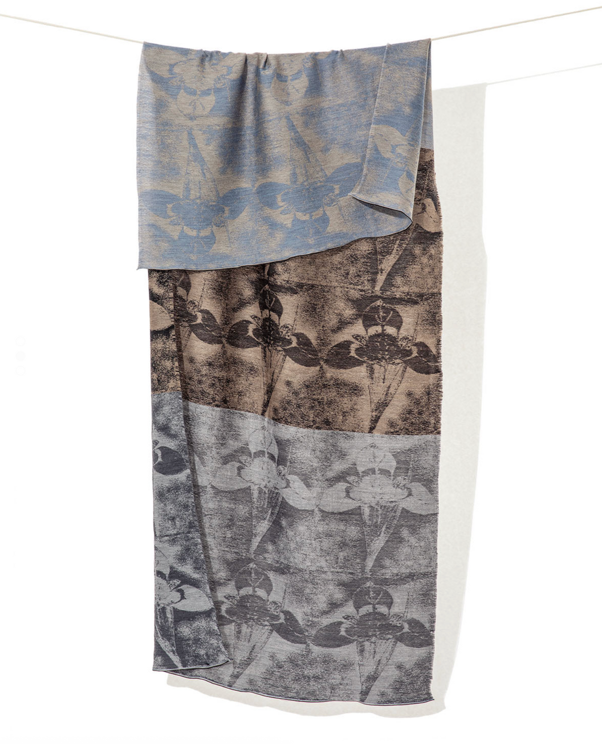 Nora Scarf-Scarves and Wraps-TRAITS-Grey Multi-O/S-Mercantile Portland