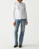 Nori Long Sleeve Tee-Shirts-Michael Stars-White-O/S-Mercantile Portland