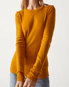 Nori Long Sleeve Tee-Shirts-Michael Stars-Dark Orange Peel-O/S-Mercantile Portland