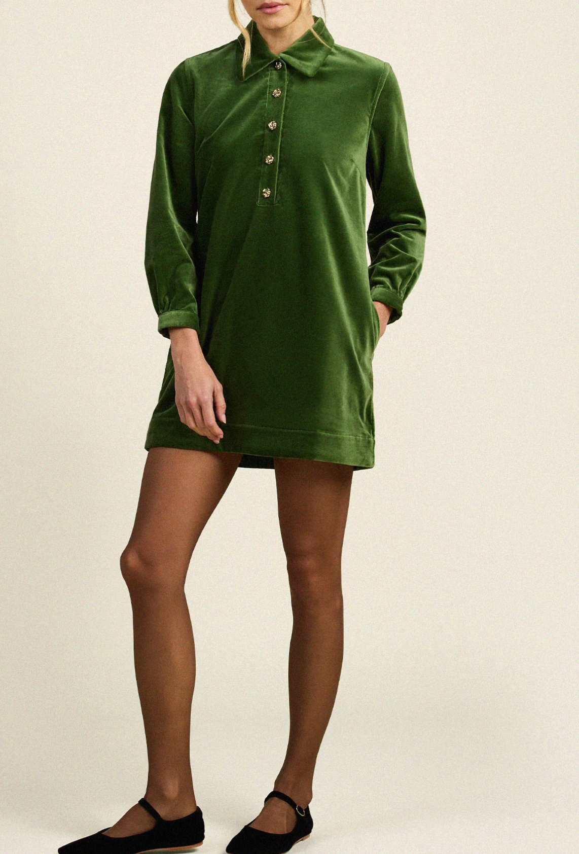 Odette Dress in Fern-Dresses-TROVATA-Fern-XS-Mercantile Portland