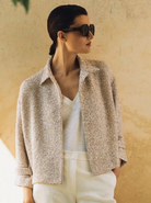 Ohara Open Tweed Jacket-Jackets-Amina Rubinacci-Beige-38-Mercantile Portland