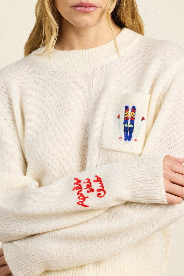 Oksana Sweater in Antique White-Sweaters-TROVATA-Antique White-XS-Mercantile Portland