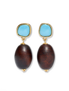 Olea Earrings-Jewelry-Lizzie Fortunato-Turquoise-OS-Mercantile Portland