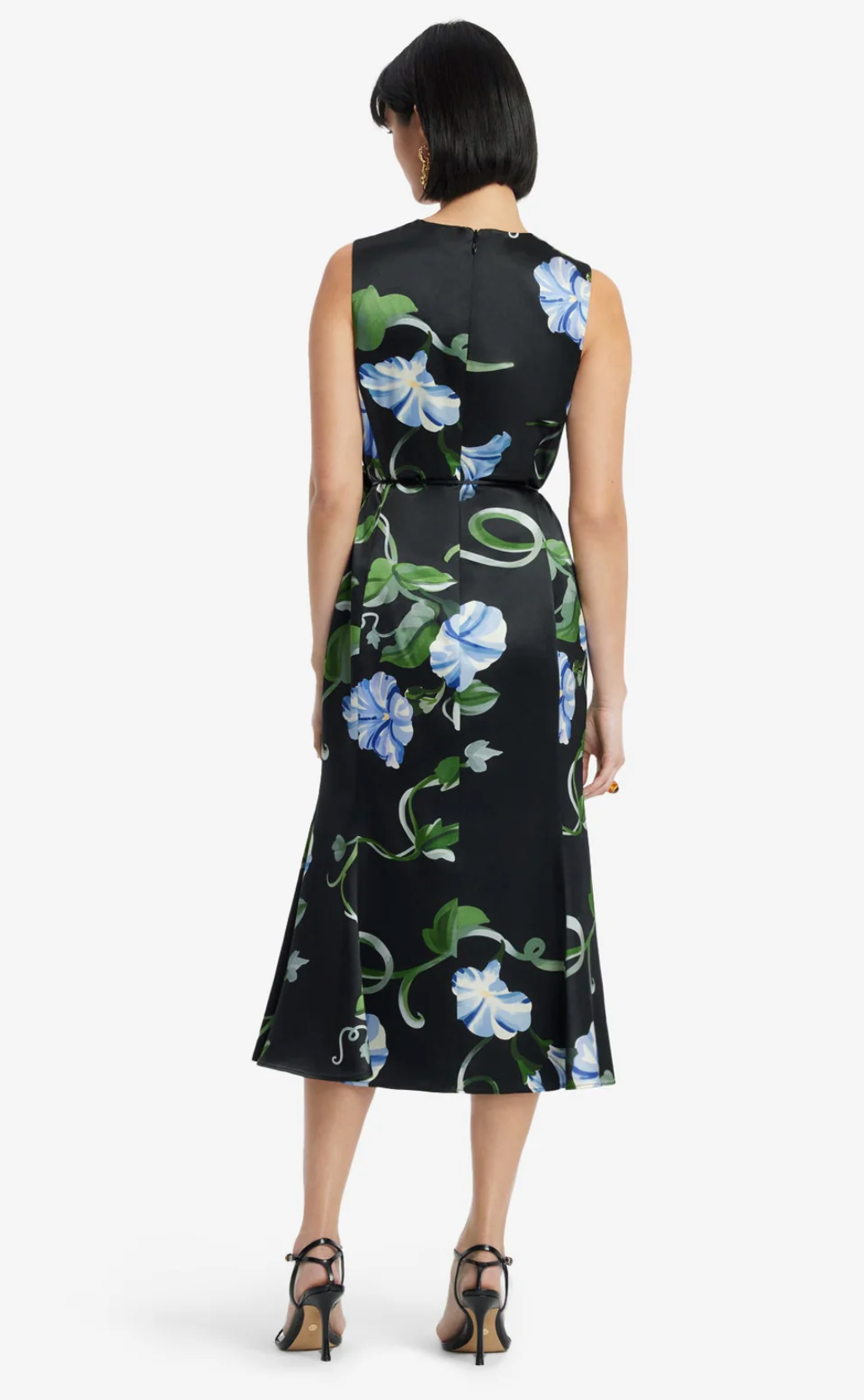 Olive Midi Dress in Ebony-Dresses-LEO LIN-Ebony-2-Mercantile Portland