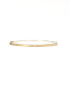 Olly Lux 2.5mm Yellow Gold All Around Bangle-Accessories-Rene Escobar-Mercantile Portland