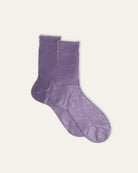 One Ribbed Iridescent in Viola-Socks-Maria La Rosa-OS-Mercantile Portland