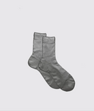 One Ribbed Laminated Socks-Accessories-Maria La Rosa-Fumo-OS-Mercantile Portland