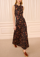 Orla Dress-Dresses-Ulla Johnson-Noir Floral-P-Mercantile Portland