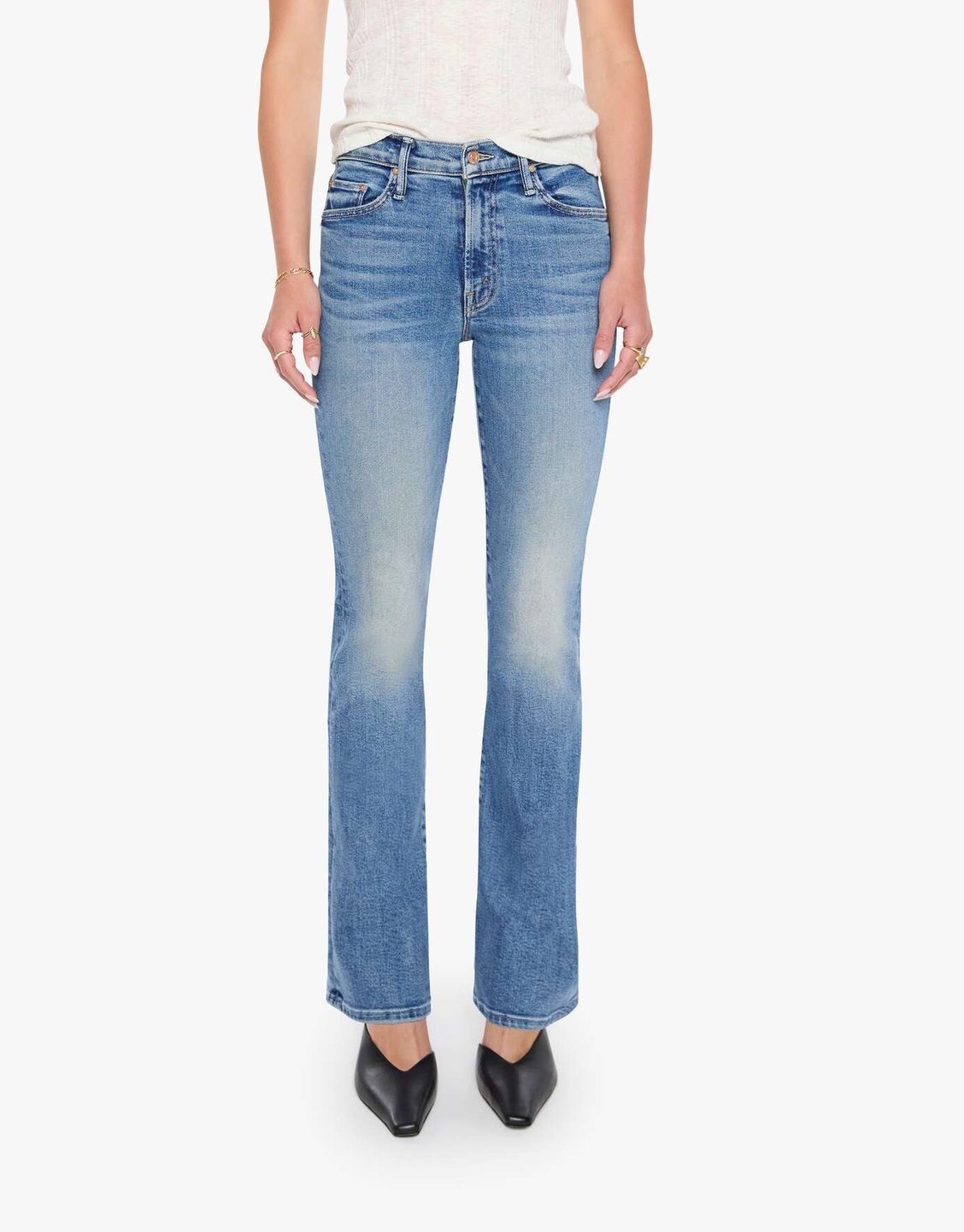 Outsider Skimp in Move To The Groove-Denim-Mother-Move To The Groove-30-Mercantile Portland